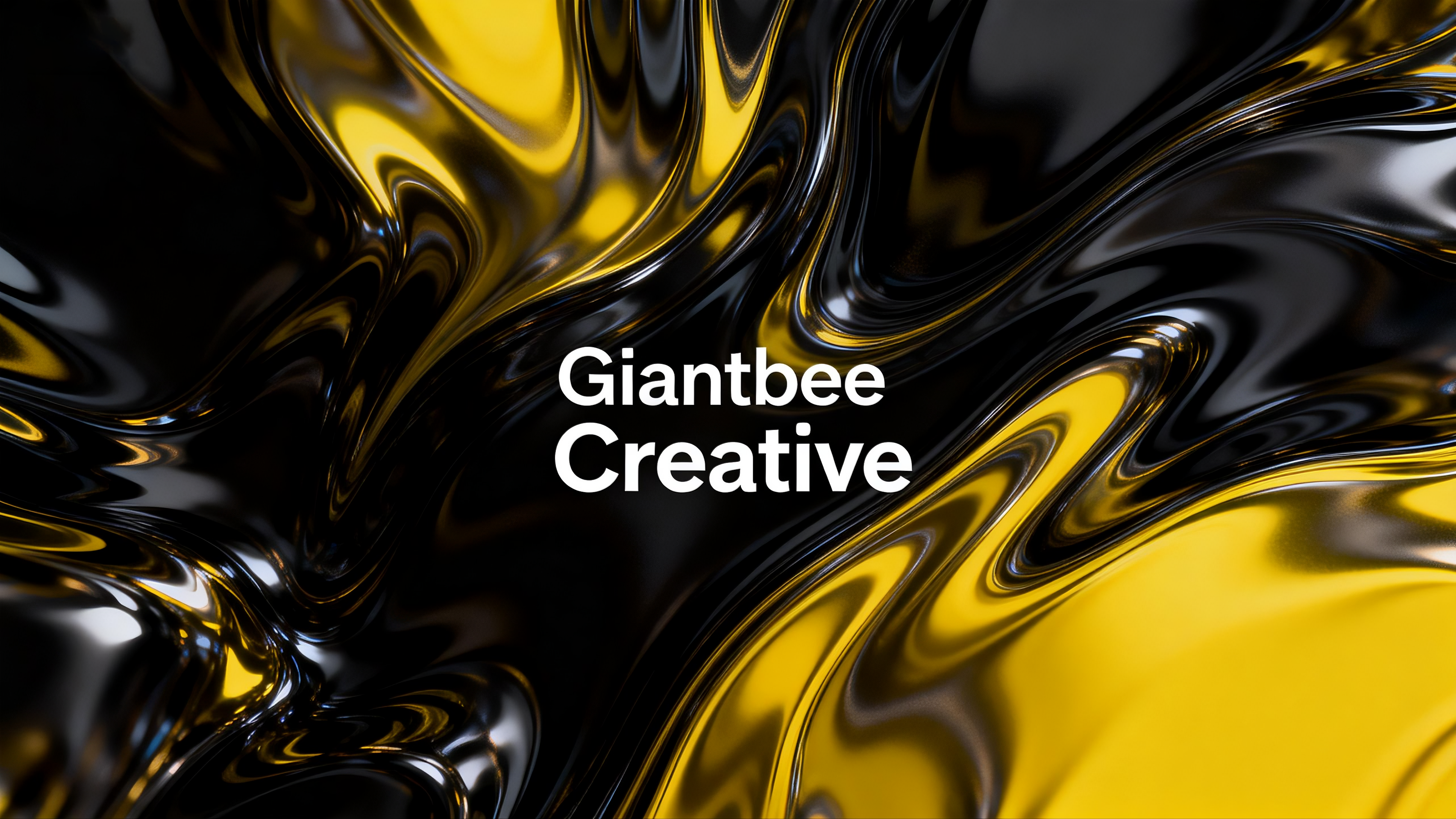 jimeng-2026-01-06-2426-“Giantbee Creative”小标题字体，精致简约感，以一种超现实的方式...